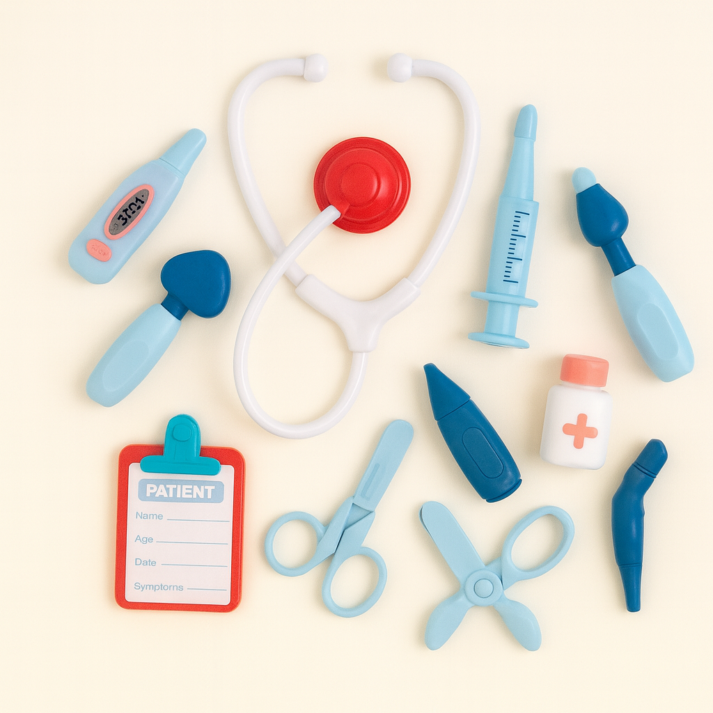Kids’ Doctor Play Kit (12-Piece Set)